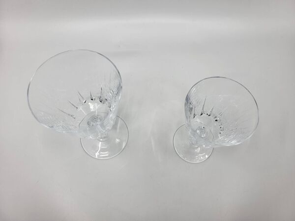 Service de verres en cristal d'Arques modèle Versailles France (set de 18)
