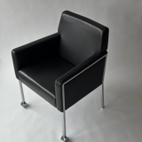 Steel armchair by Enrico Franzolini for Moroso, Italy.