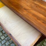 Louis Philippe vintage chest of drawers in solid wood from the 1950s.