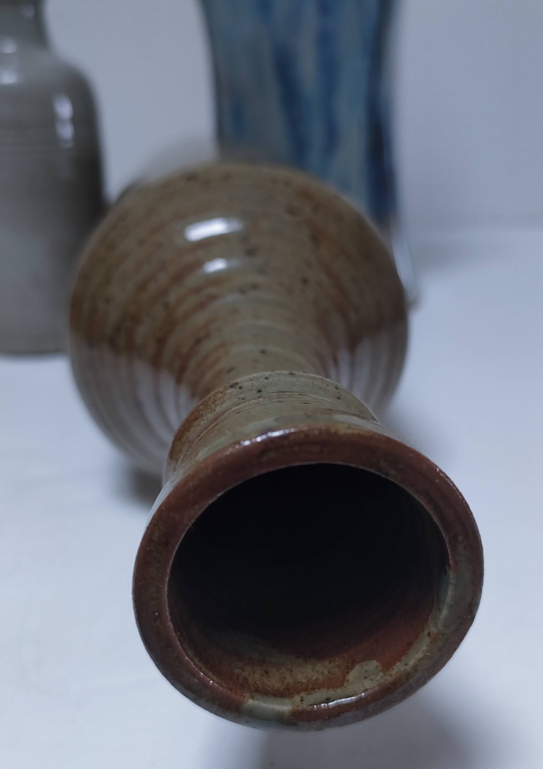 Three vintage soliflore ceramics