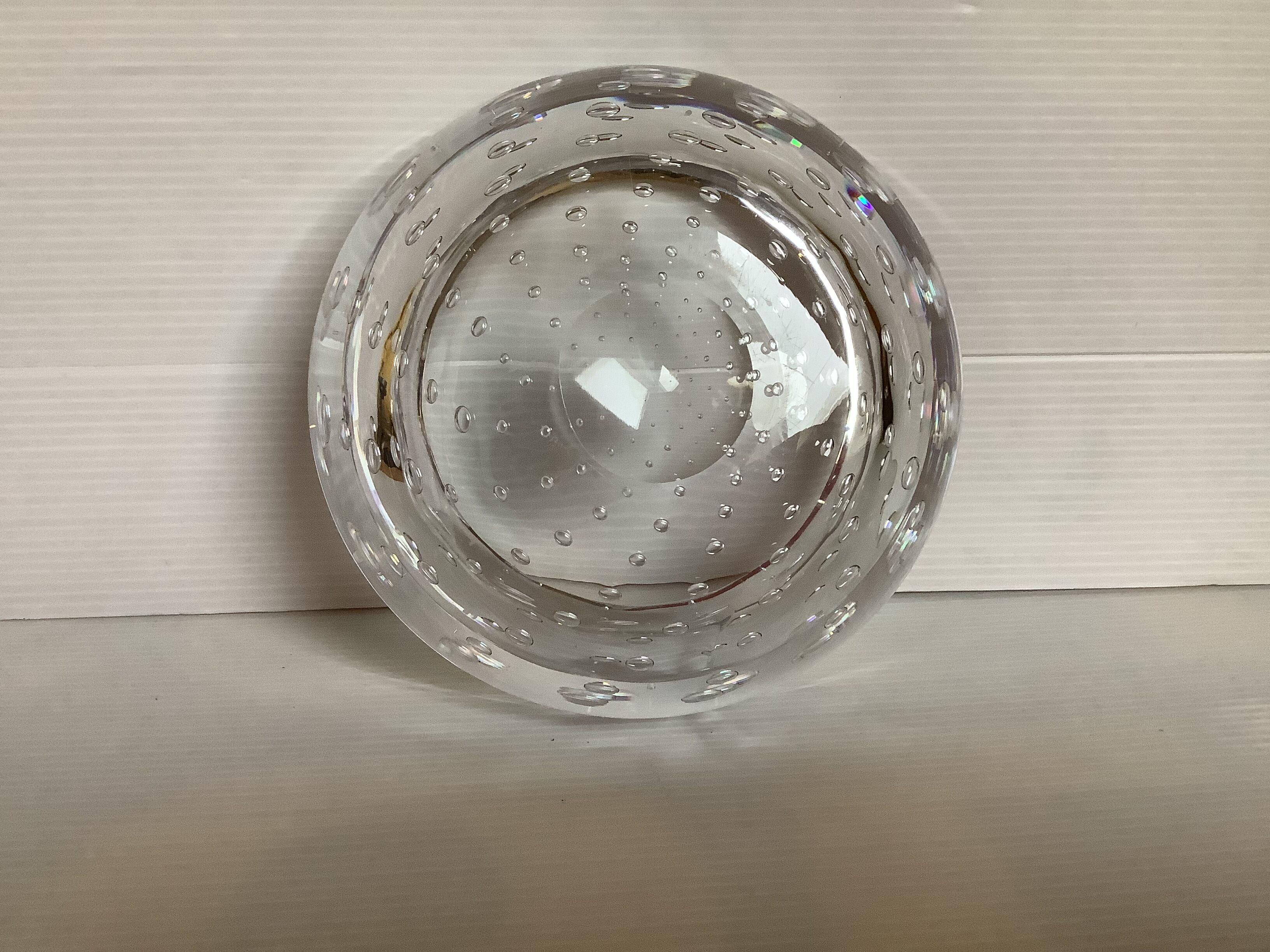 Empty pocket bubbles Murano