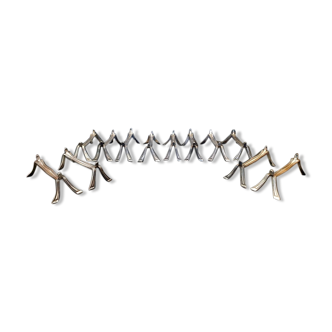 Christofle Paris - Series of 12 knife holders - Silver metal - Net model, Art Nouveau