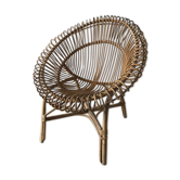 Rattan armchair