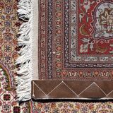 Iran Tabriz Mahi wool and silk oriental rug: 3.60 x 2.50 meters