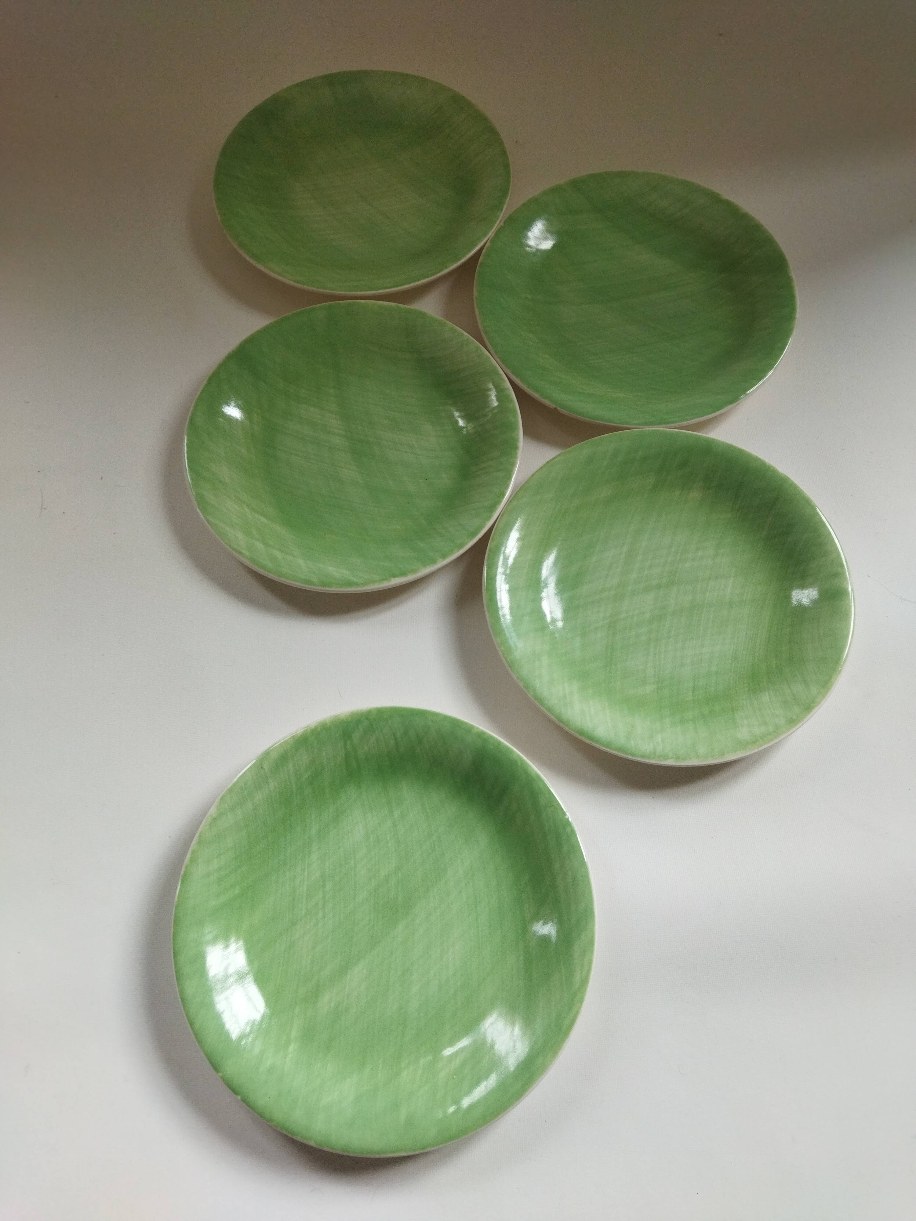 5 dessert plates Salins Mistral