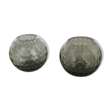 Vintage 1960s Set of 2 Turmalin Vases by Wilhelm Wagenfeld for WMF attrib., Germany BAUHAUS