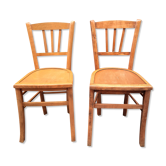 Paire de chaises bistrot