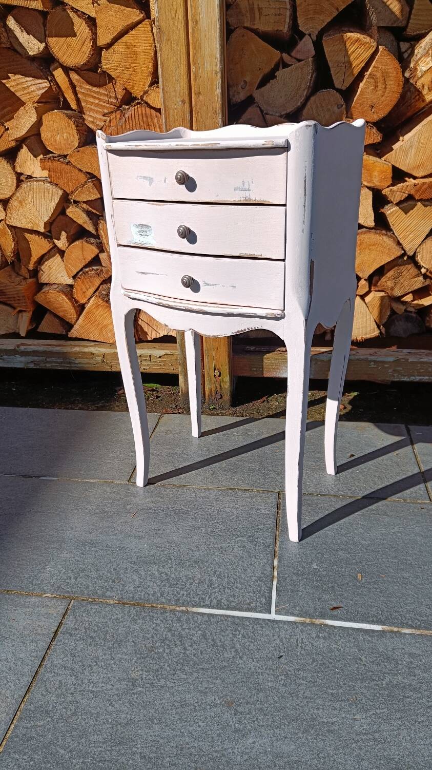 Petite commode/ chevet vintage patinée