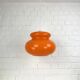 Vintage Space Age Orange Glass Pendant Light