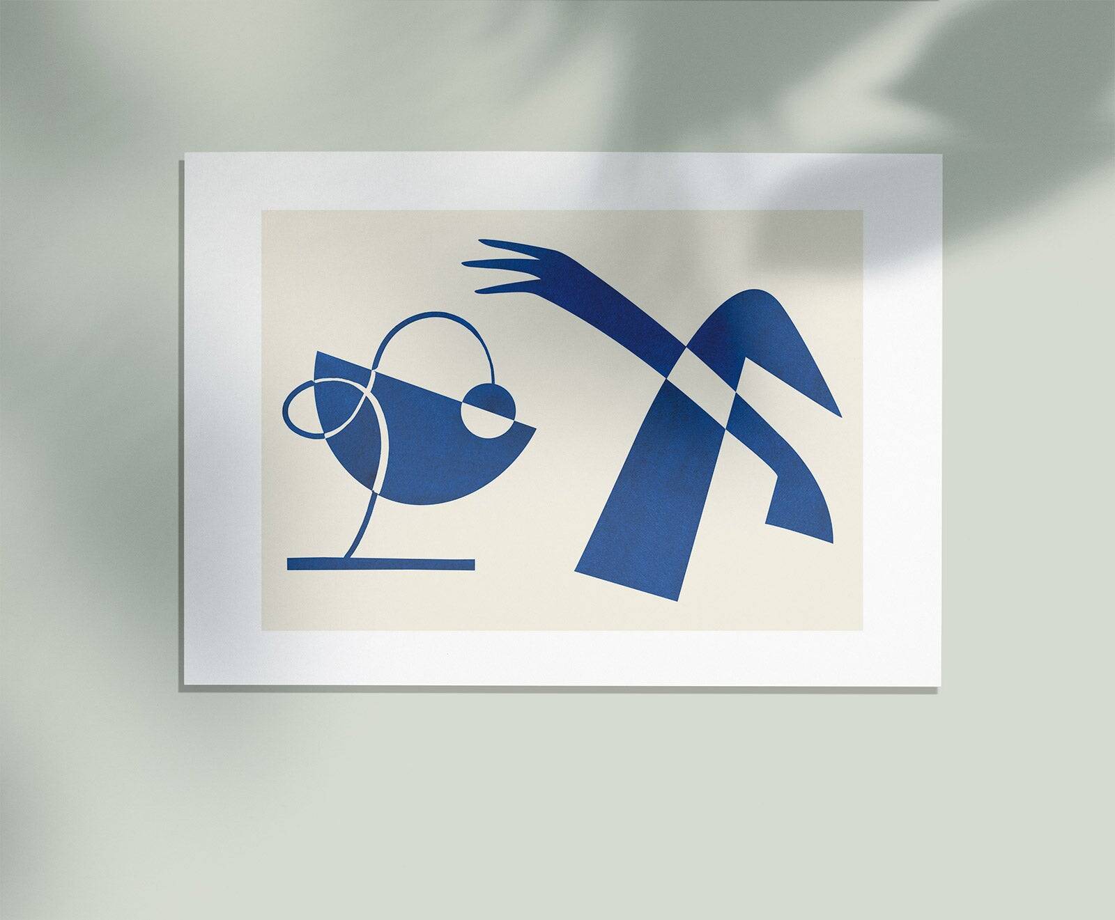 The Swan Song, Limited Edition, Minimalist Abstract Art Poster