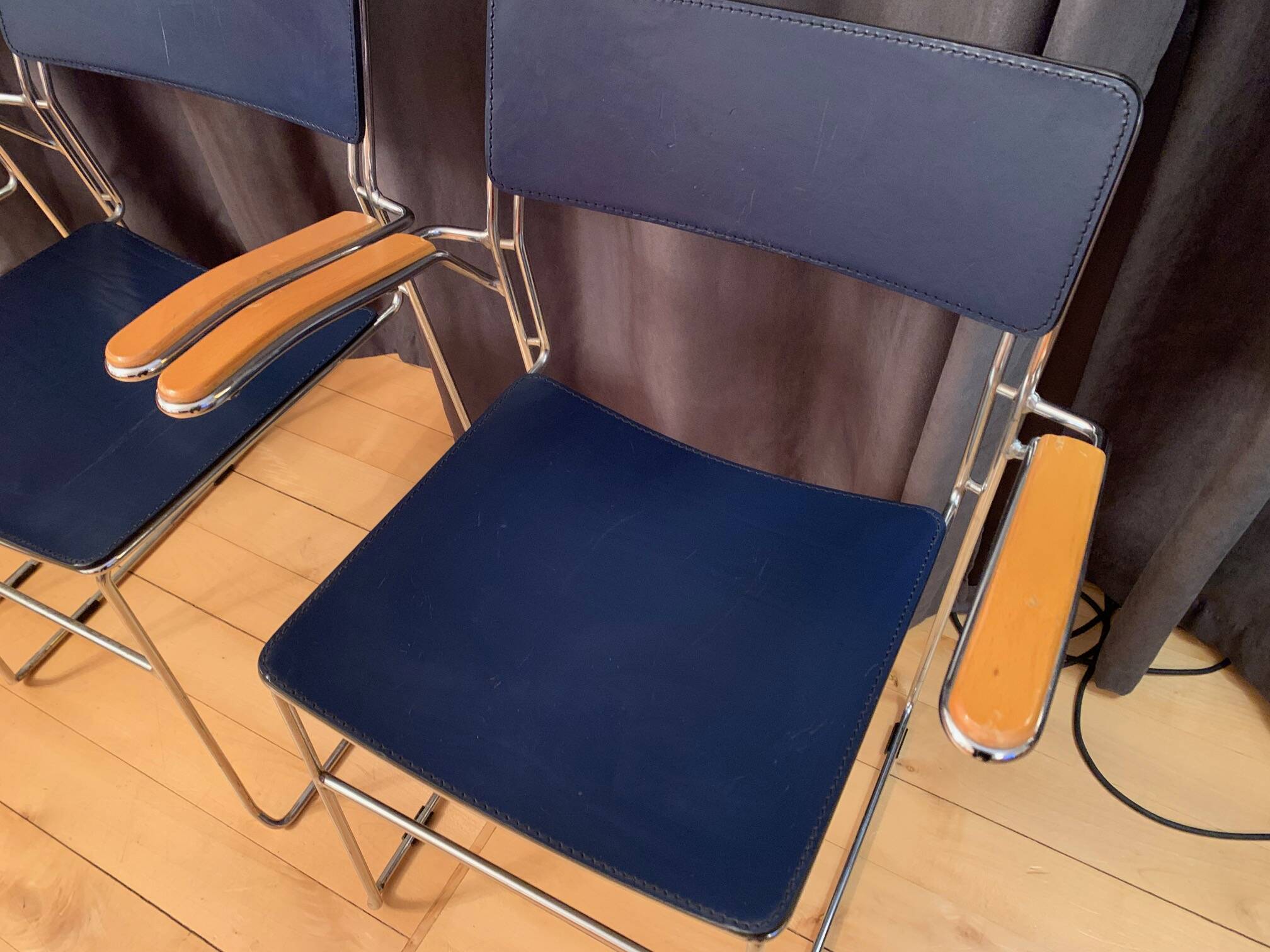 Set of four Sultana chairs, Arrben, Italy, 1970s/1980s