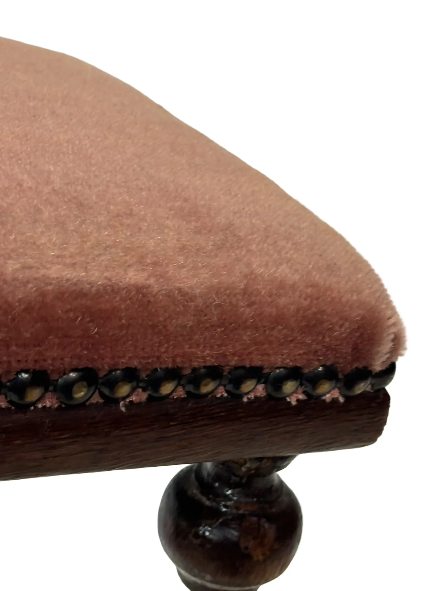 Pouf Art Déco repose-pieds design minimaliste des années 30