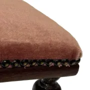 Pouf Art Déco repose-pieds design minimaliste des années 30