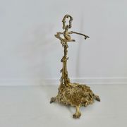 Umbrella door, bronze art deco cane holder