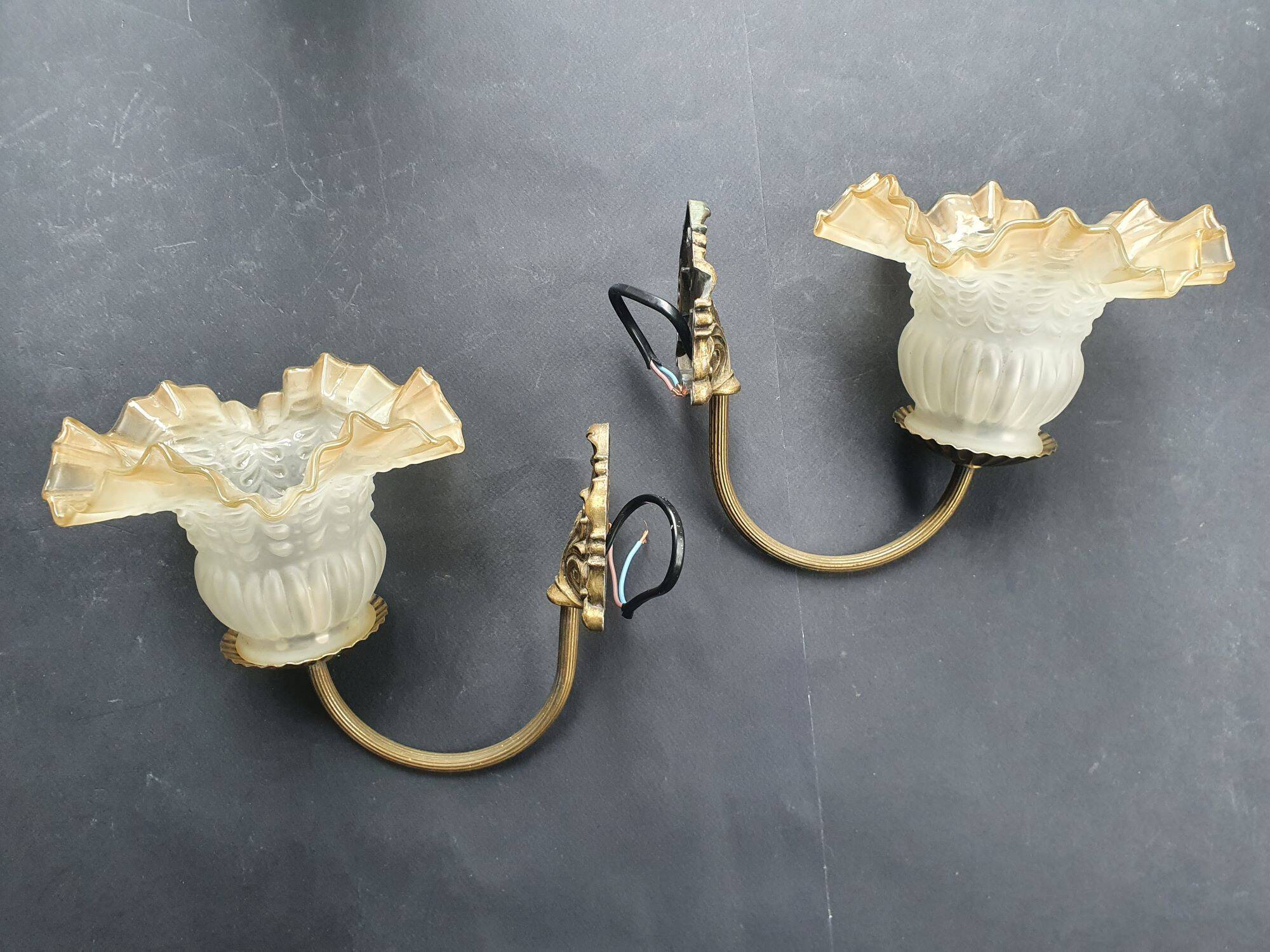 Pair of Art Deco wall sconces