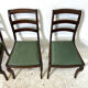 Ensemble de 4 chaises XIXème siècle en acajou