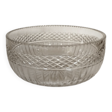 Coupe ronde en cristal de Saint-Louis