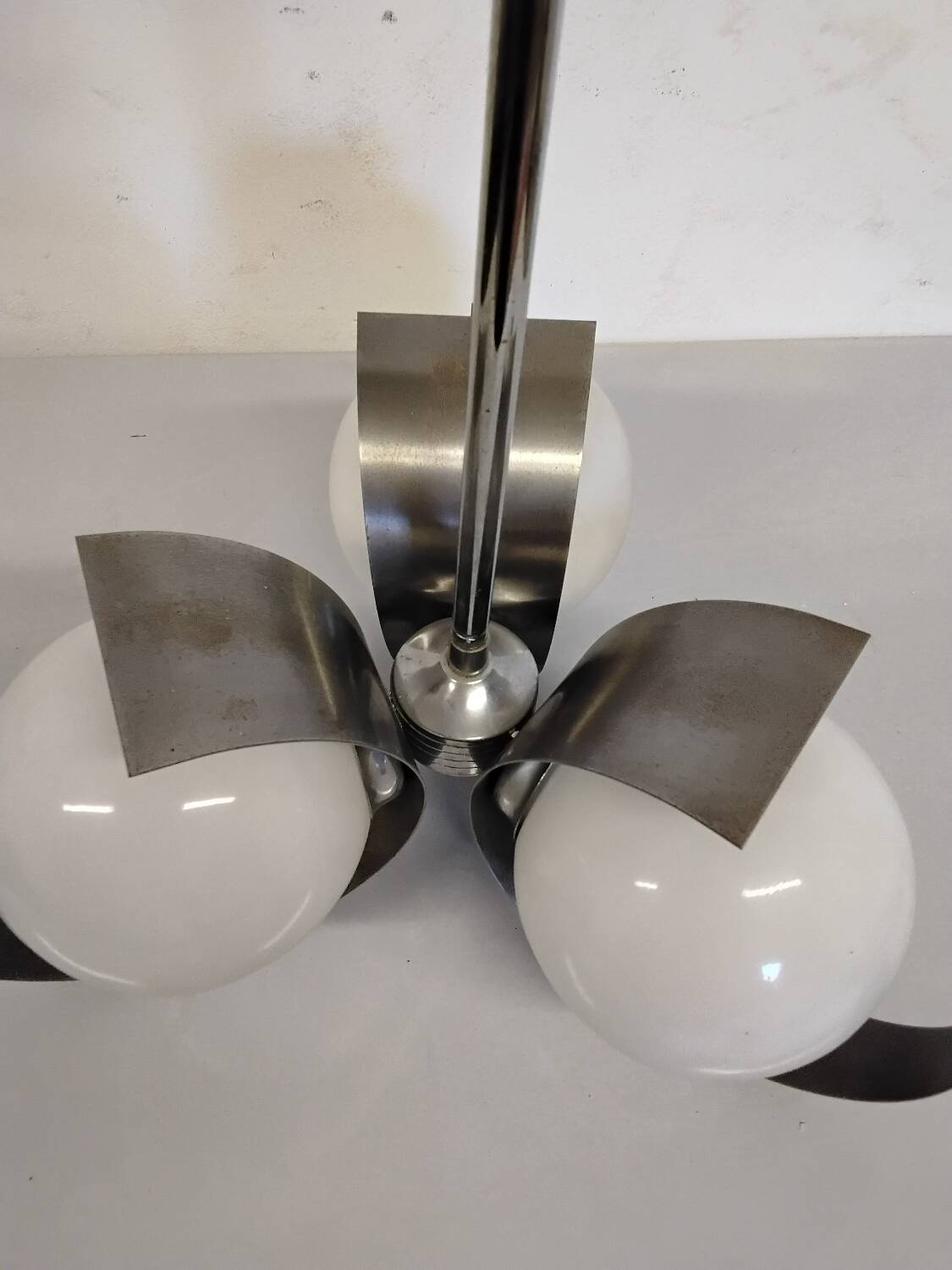 Pendant Light, Vintage Space Age Chandelier 70s