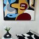 Peinture unique colorée, d'après Le Corbusier