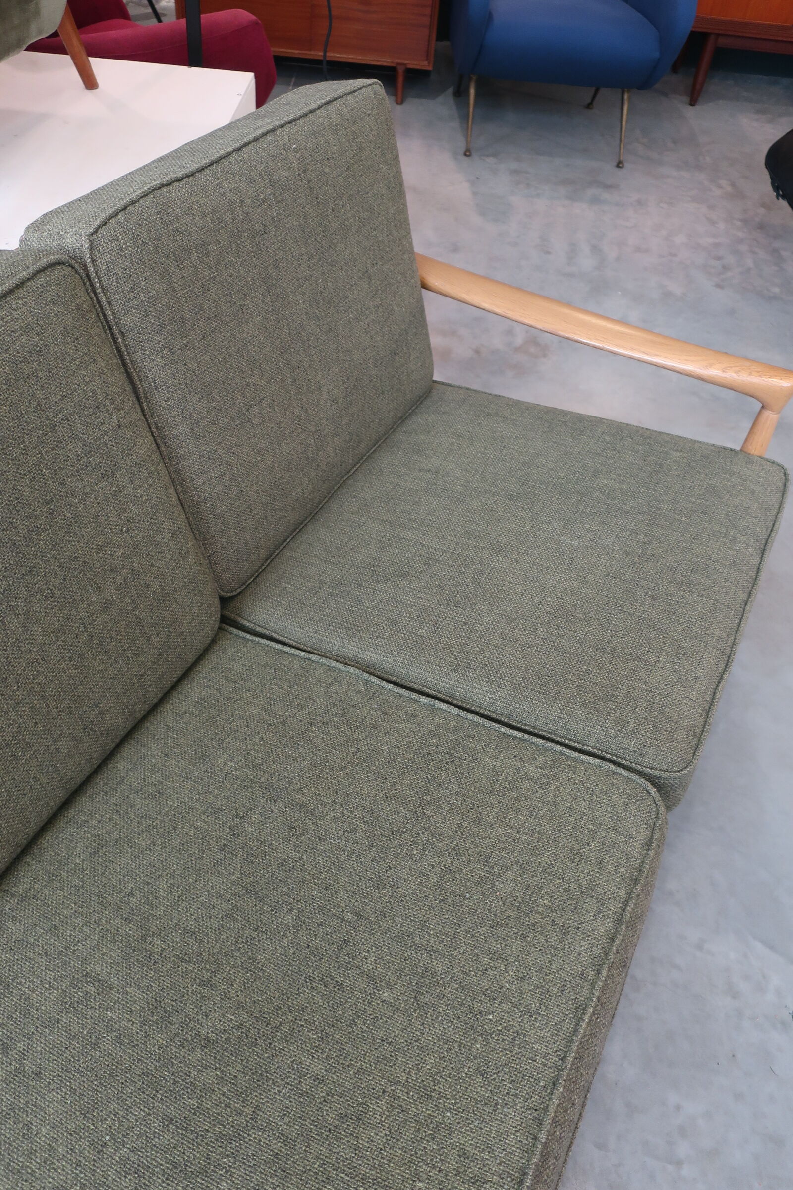 Scandinavian couch in the 1960s design Eric Wortz