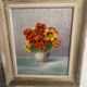 Old oil on canvas signed “Capucines”