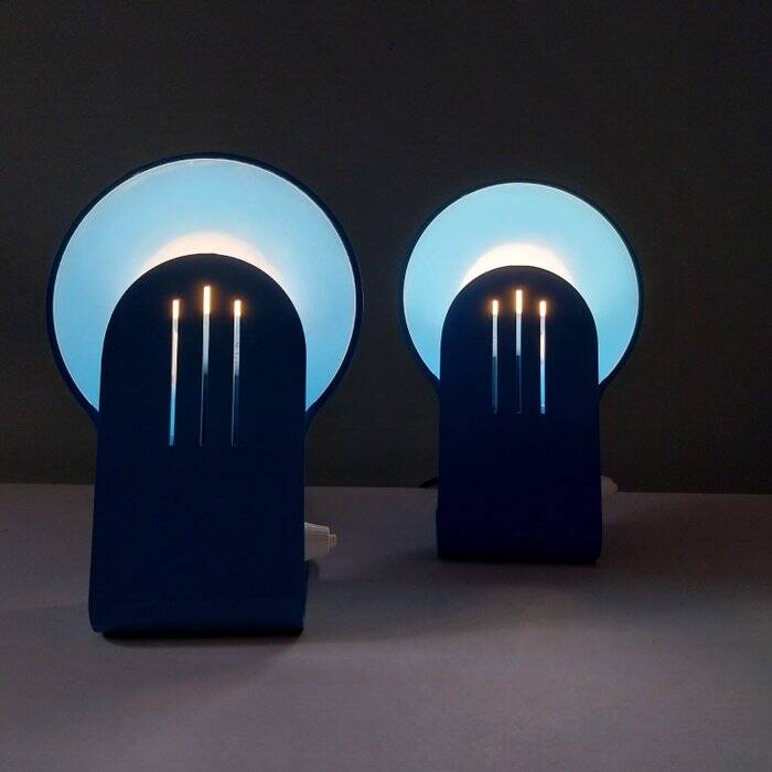 Pair of Guzzini Harveiluce- Panda lamps