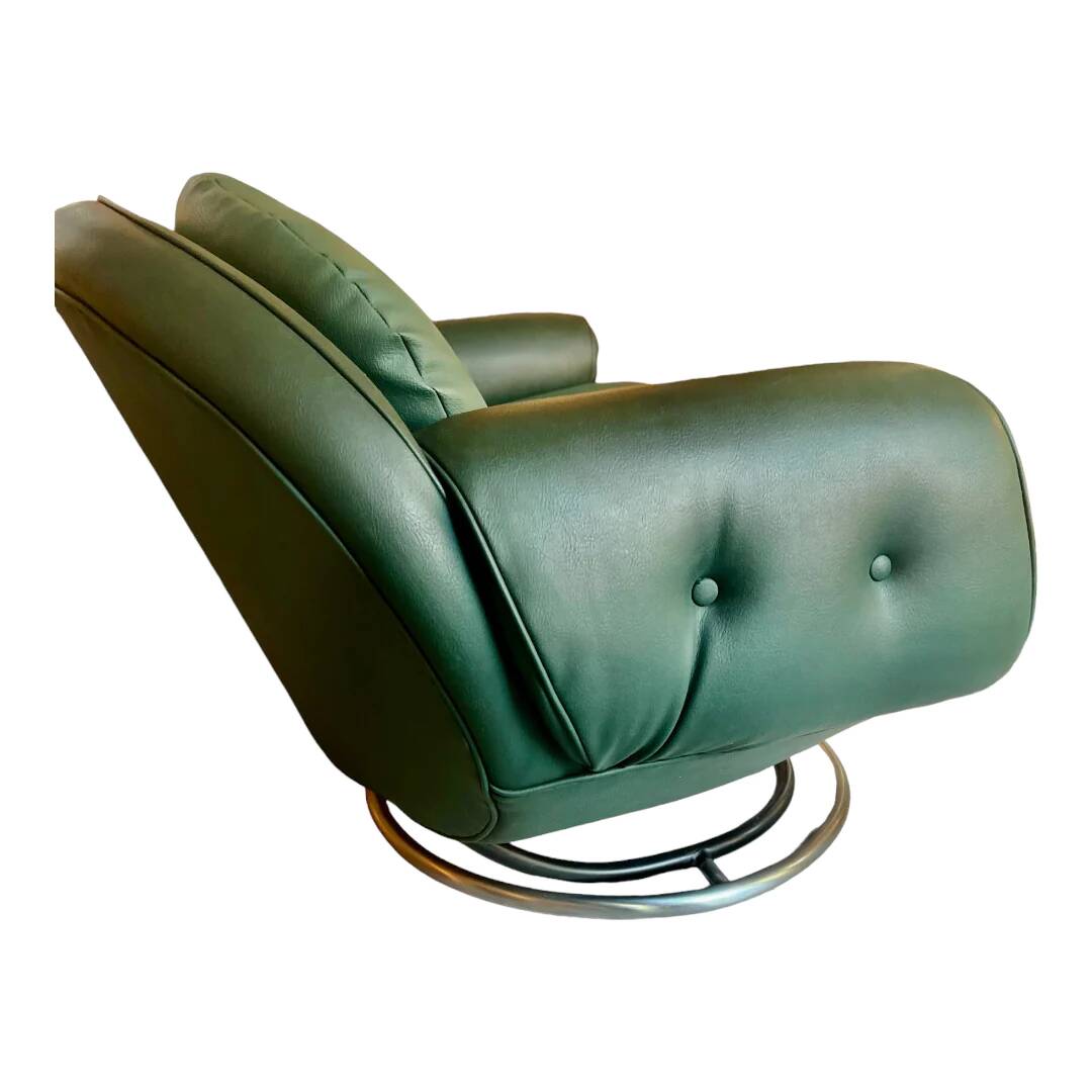 Sabrer etc Médicament fauteuil simili cuir vintage Artiste recette Trembler