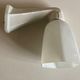 Art deco bathroom wall lamp in porcelain and opaline 1930-1950