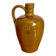 Vintage beige ceramic pitcher jug bottle