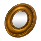 Miroir convexe rond doré miroir de sorcière