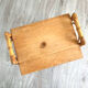 Vintage rattan bedside table