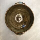 Vintage enamelled sandstone bowls