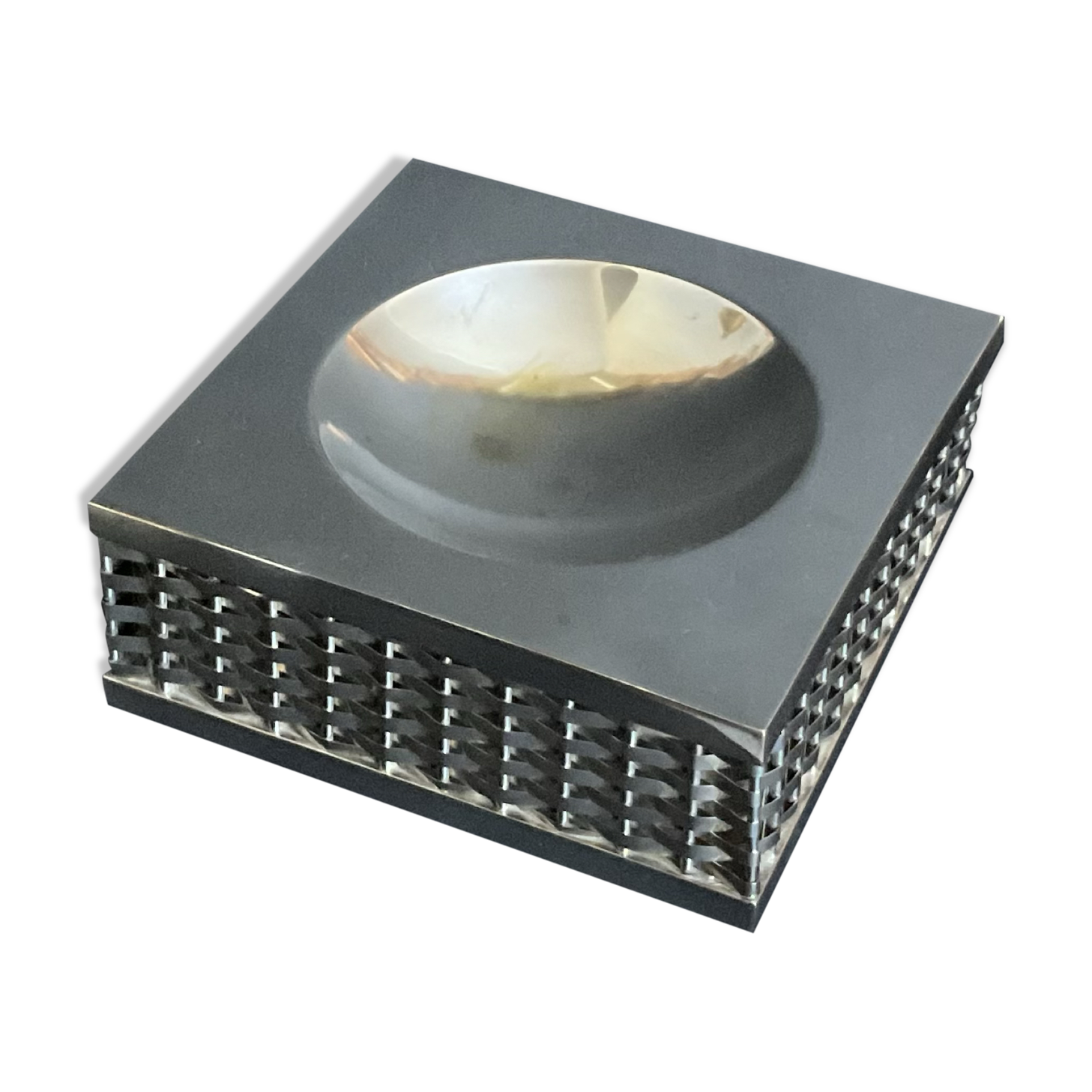 Tommaso Barbi (attributed) – Important sculptural metal vide-poche
