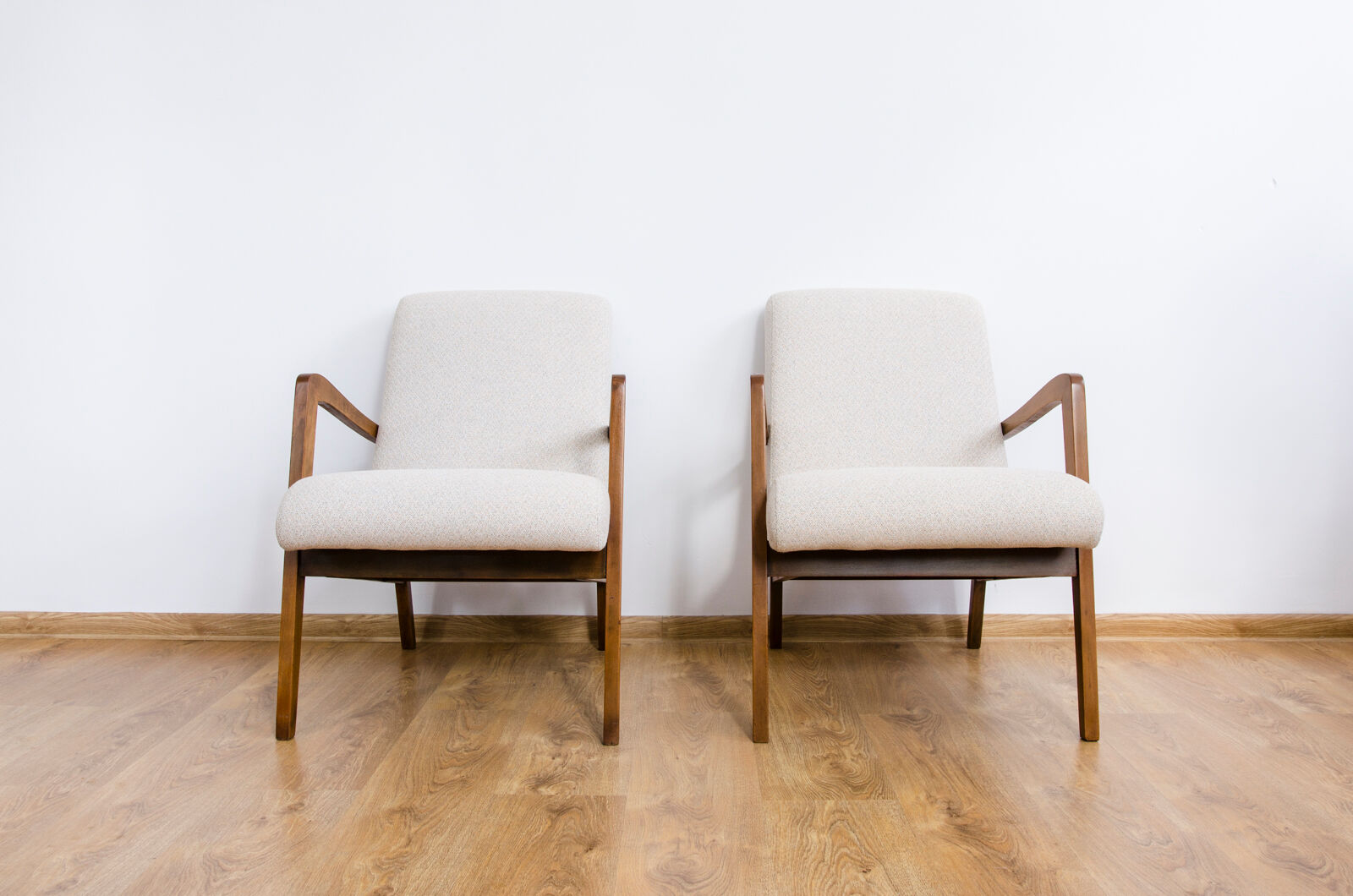 Pair of mid century armchairs