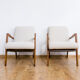 Pair of mid century armchairs
