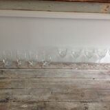 Lot of 10 glasses
