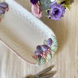 Long dish in fruit barbotine