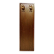 Mid Century Modern wood wall coat rack - 2 available
