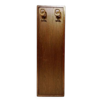 Mid Century Modern wood wall coat rack - 2 available