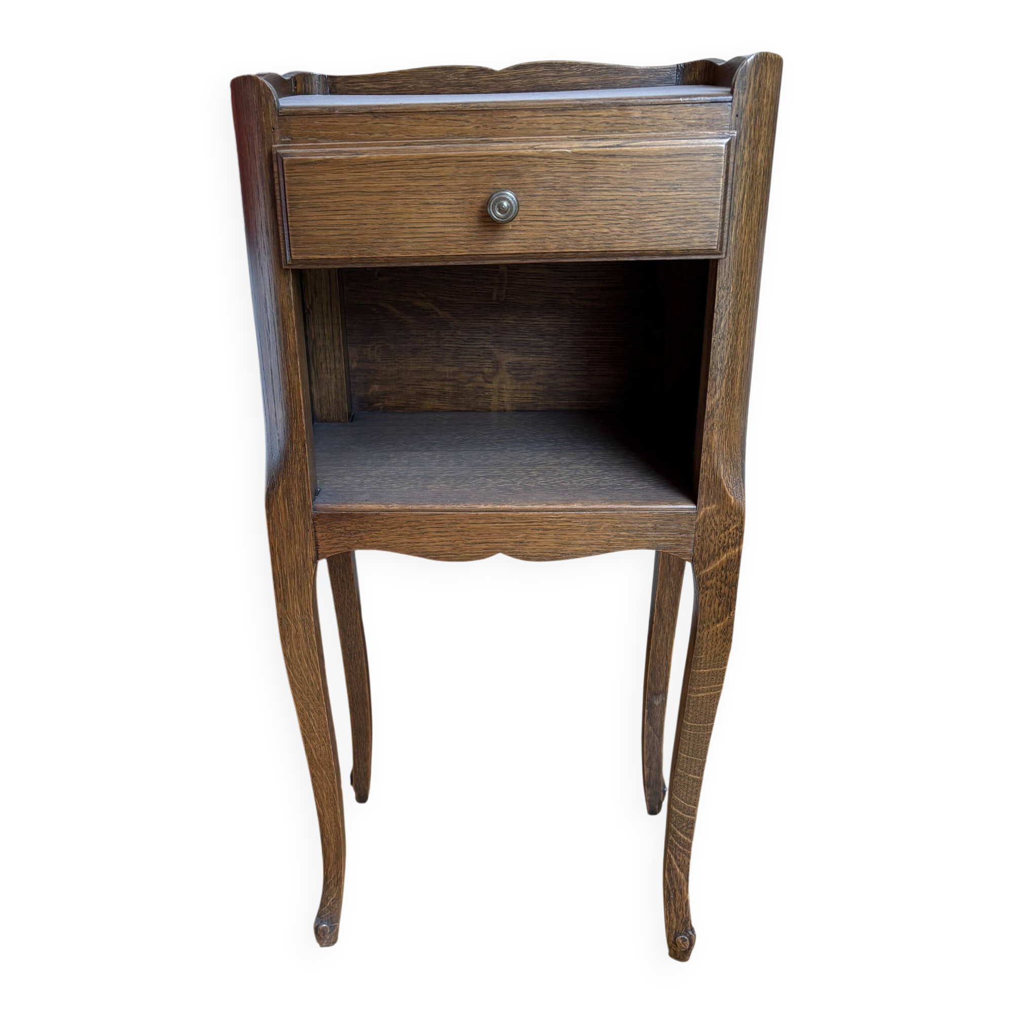 Wooden bedside table