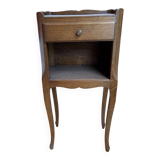 Wooden bedside table