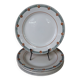 Set of 6 St Amand Céranor flat plates Parame model