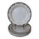 Set of 6 St Amand Céranor flat plates Parame model