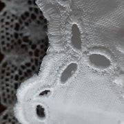 Embroidered old pillowcases