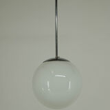 Chrome-plated minimalistic chandelier, 1930s