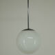 Chrome-plated minimalistic chandelier, 1930s