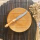 8 vintage Gien cheese plates france