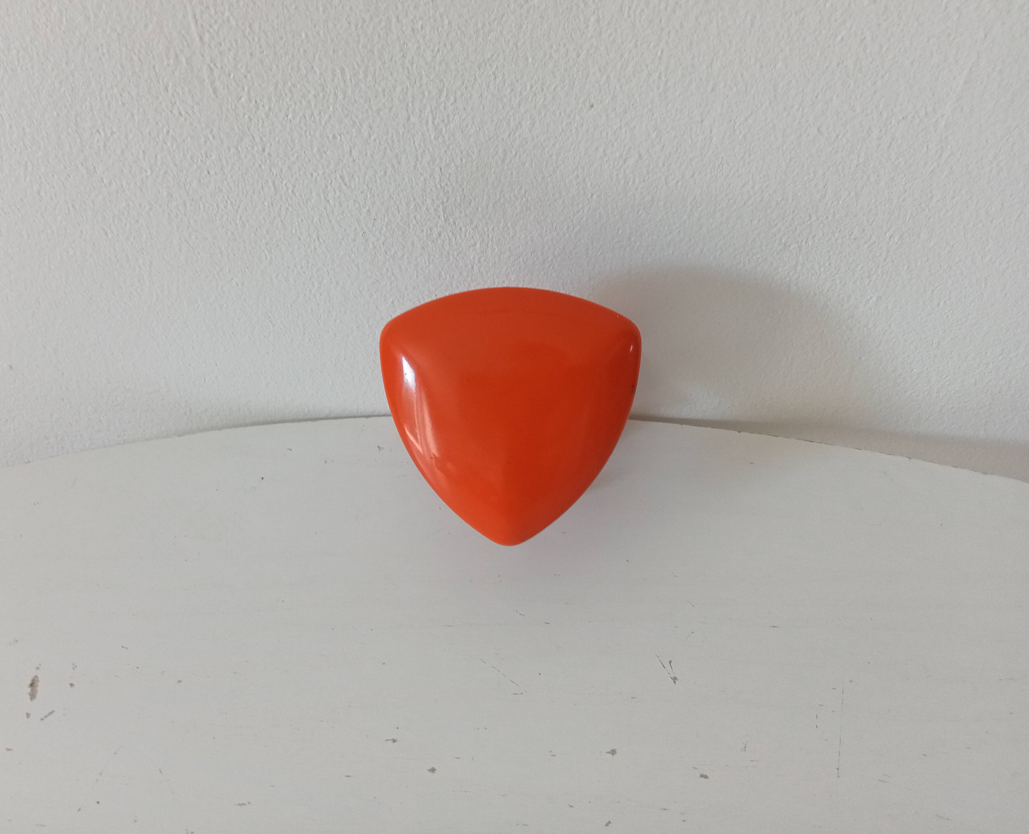 Vintage 1970s wall coat hook.