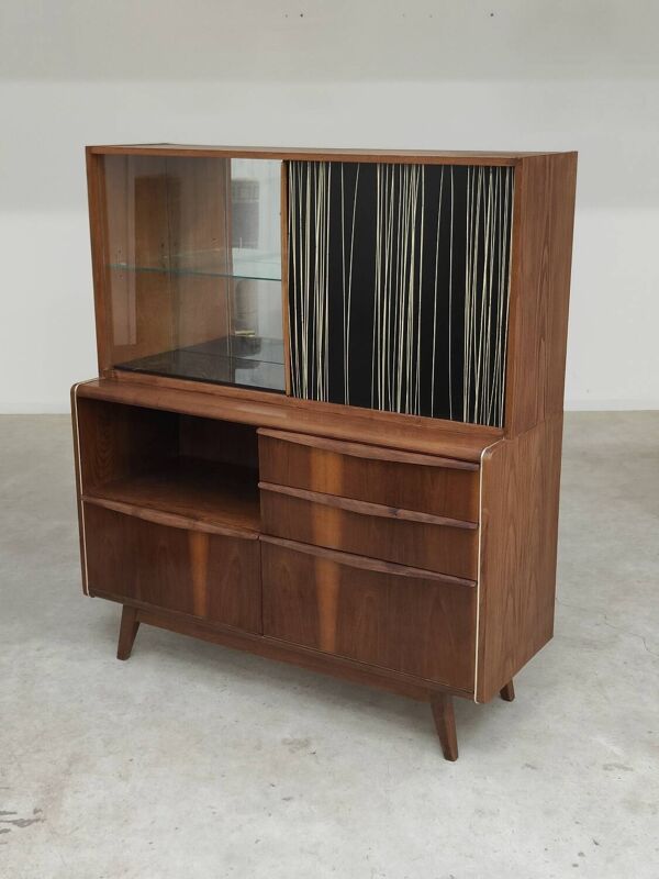 Buffet vaisselier U372/386 B.Landsman et H.Nepozitek pour Jitona 1960