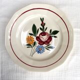 Set de 10 assiettes plates Sarreguemines, modèle Chatenois